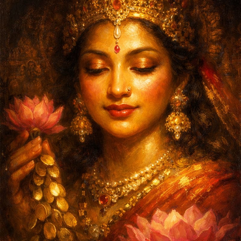 Karagre Vasate Lakshmi Mantra